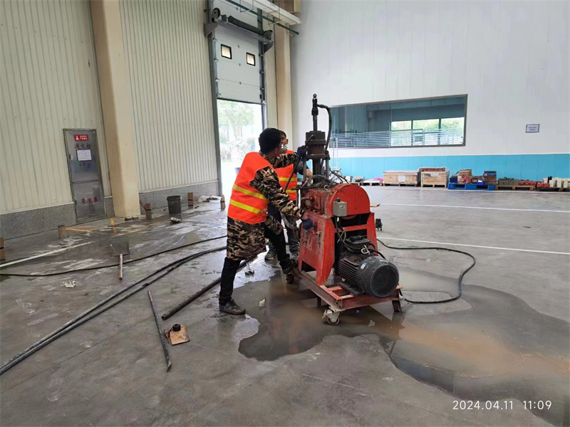 株洲厂房地面下沉塌陷注浆加固施工